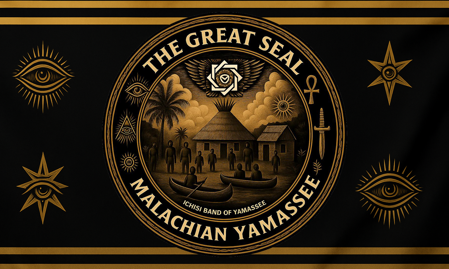 Malachian Yamassee Tribe Flag
